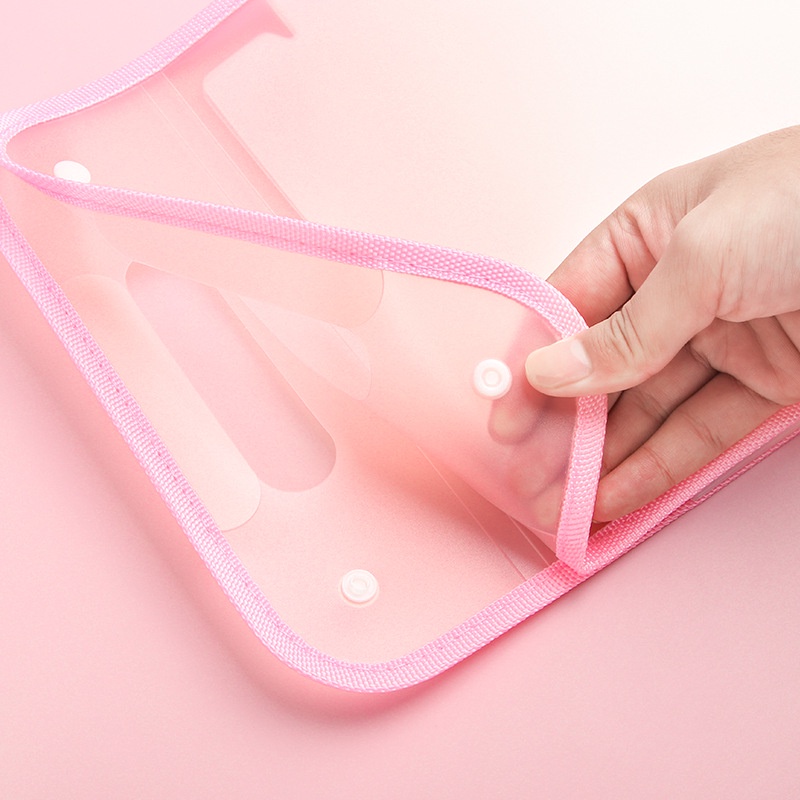 Túi Đựng Tài Liệu Khổ A4 / 13 Ngăn Bằng Nhựa PP Trong Suốt Tiện Dụng Cho Học Sinh