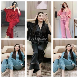 BỘ LỤA SATIN TRƠN CÁNH DƠI SANG CHẢNH