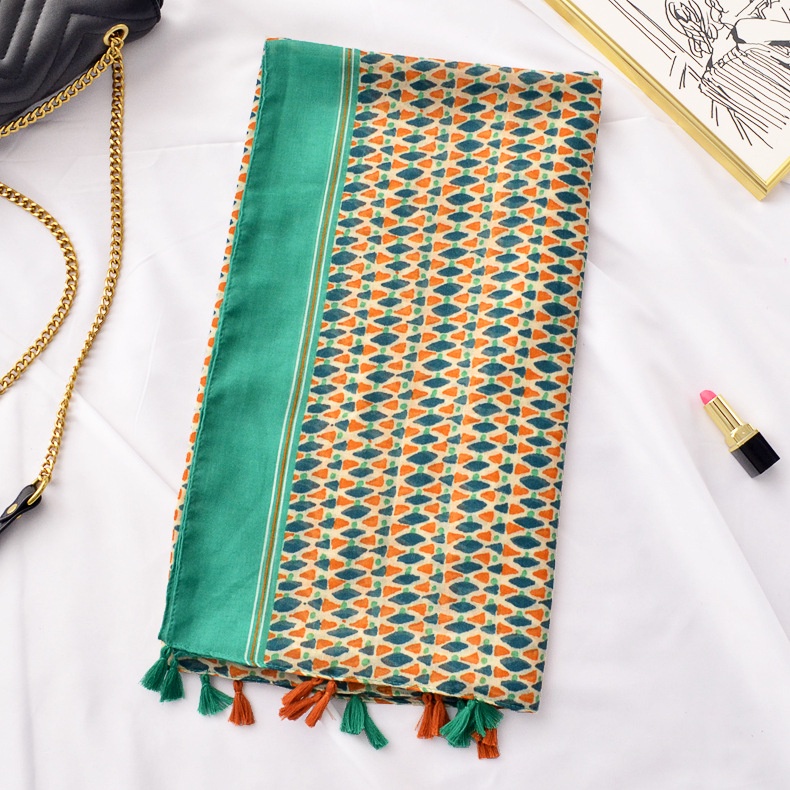 Khăn Bandana làm áo, turban màu siêu xinh
