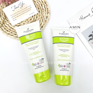 [AUTH ĐỦ BILL] Sữa Rửa Mặt Floslek Cho Da Nhờn Mụn - Floslek Anti Acne Bacterial Face Cleansing Gel 200ml