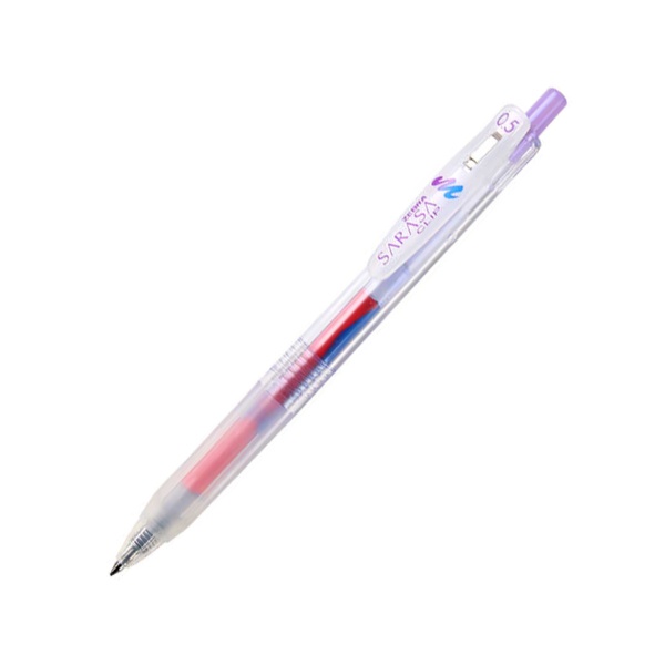 Bút Bi 0.5 mm Nhiều Màu Ngẫu Nhiên - Zebra Sarasa Clip Marble JJ75-BS - Blueberry Smoothie