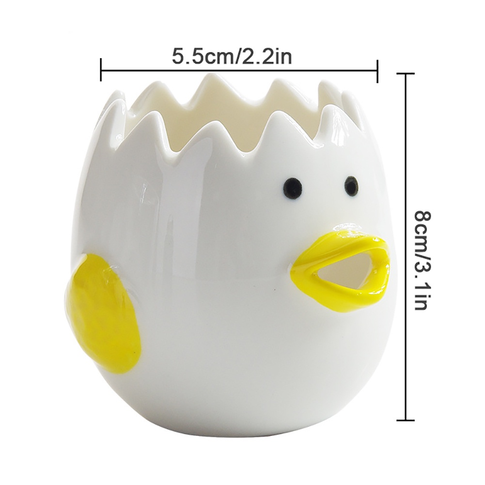 Ceramic Eggs White Separator Kitchen Tool Cartoon Eggs White Eggs Separator Home Garden Kitchen Dining burang