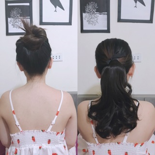 [Ảnh chụp thật] Tóc buộc uốn đuôi ngắn