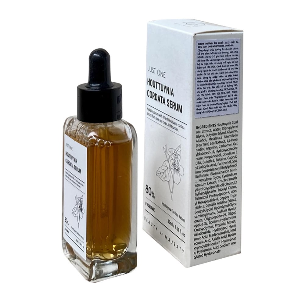 Tinh Chất Bom Dưỡng Ẩm Chiết Xuất Diếp Cá Just One Houttuynia Cordata 30ml