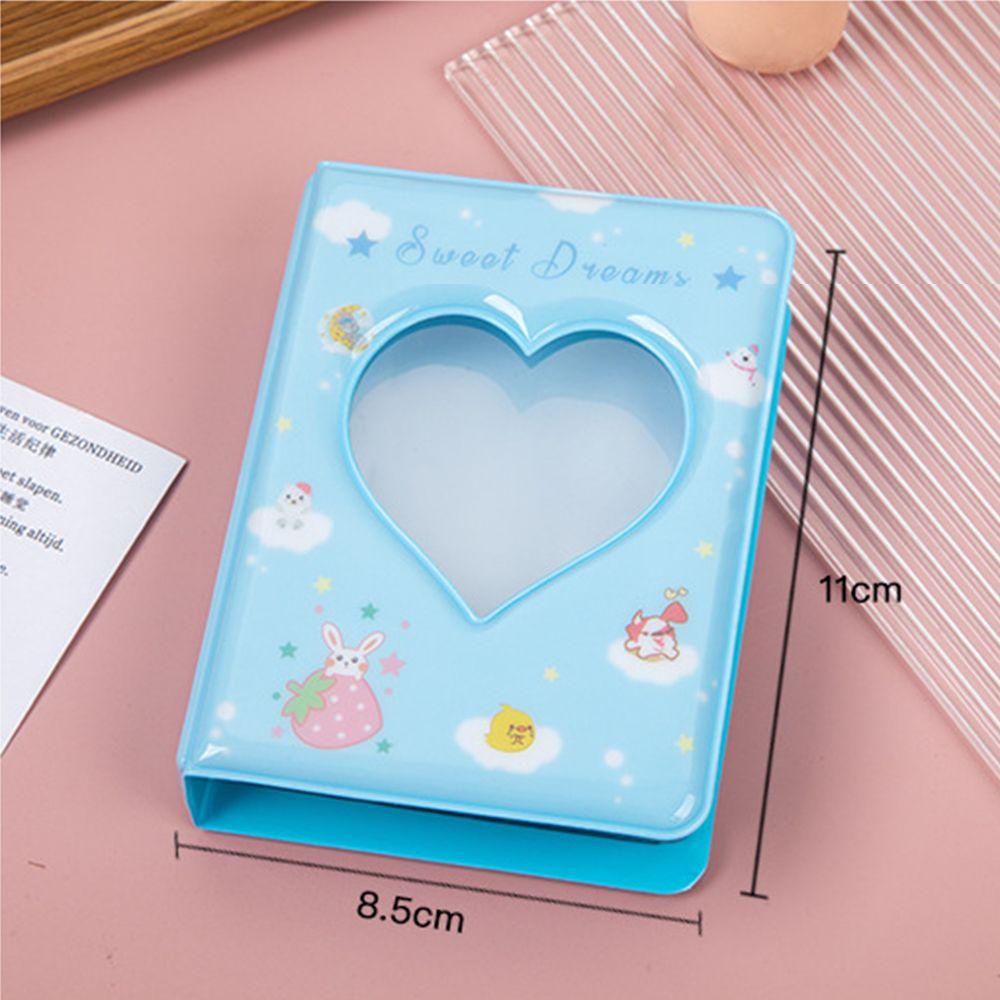 Set 40 Túi Đựng Ảnh Hình Trái Tim Hoạt Hình Xinh Xắn Giá Đỡ