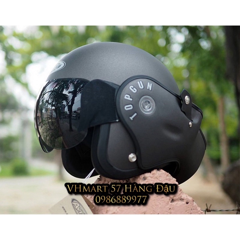 Mũ Bảo Hiểm Avex Topgun chính hãng fullface lật hàm nhập khẩu Thái Lan 🇹🇭