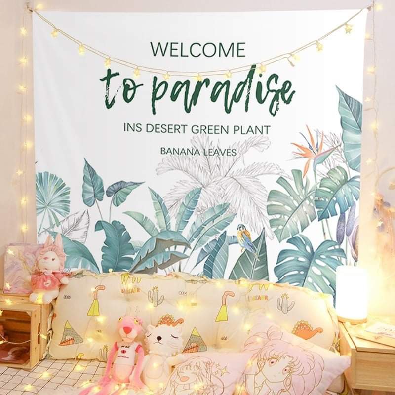Thảm treo tường hình hưu, 50 mẫu vải treo tường, decor phòng ngủ vintage