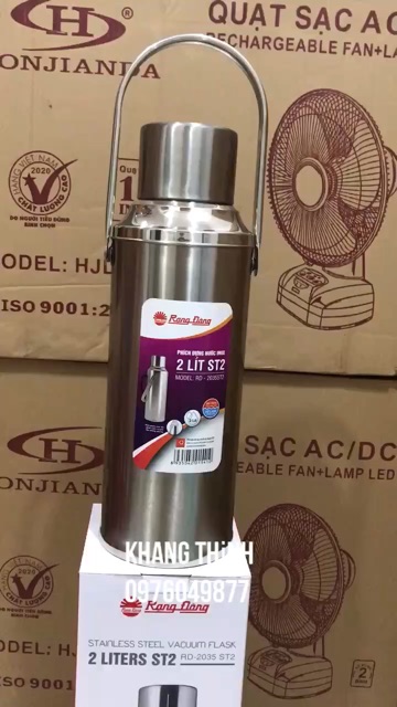 Bình thuỷ 2L Inox Rạng Đông RD2035 ST2 | BigBuy360 - bigbuy360.vn