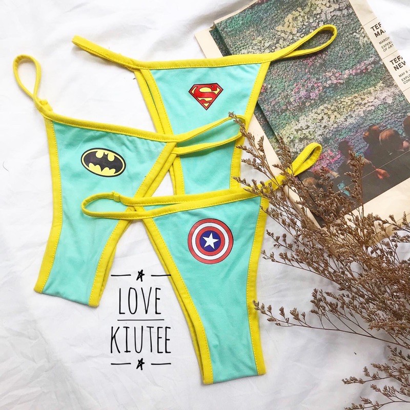 Quần dây nội y cá tính siêu anh hùng Super Hero LOVEKIUTEE