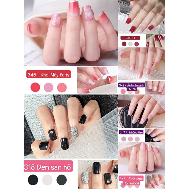 {Nailbox 301-350} GODDEED BỘ SƯU TẬP 30 MÓNG DÁN CAO CẤP CHUYÊN NGHIỆP