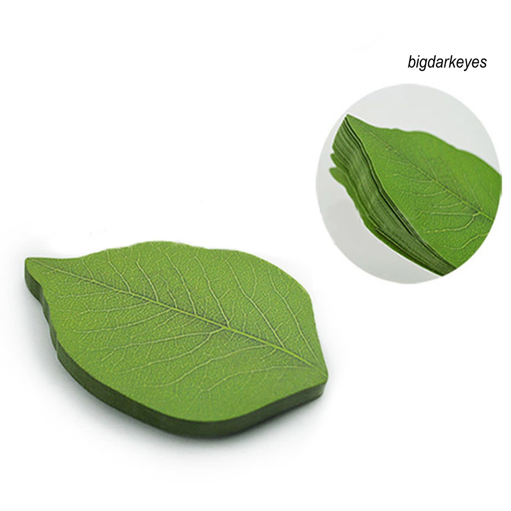 Giấy Ghi Chú Hình Chiếc Lá Sáng Tạo