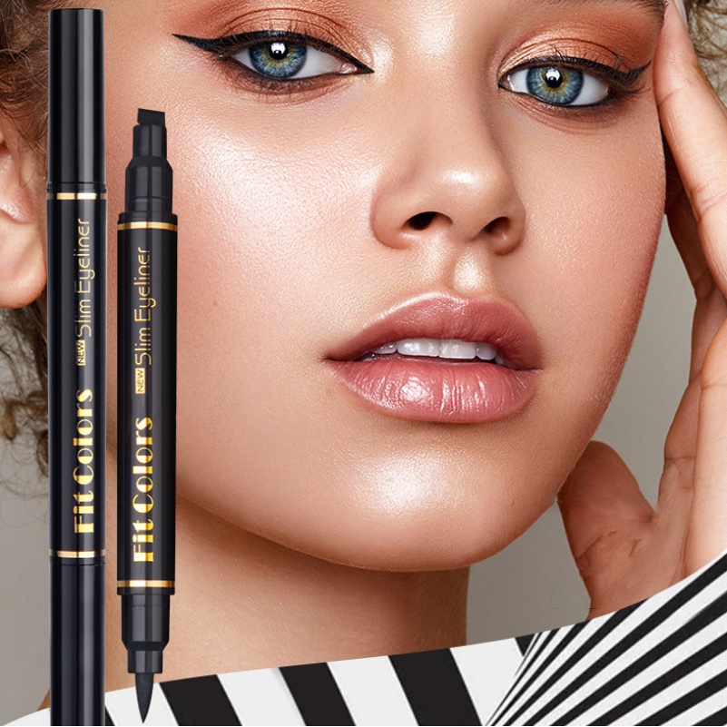 Bút Kẻ Mắt Dạng Lỏng Có Đầu Đóng Dấu Hình Cánh Chống Thấm Nước Mau Khô Lâu Trôi