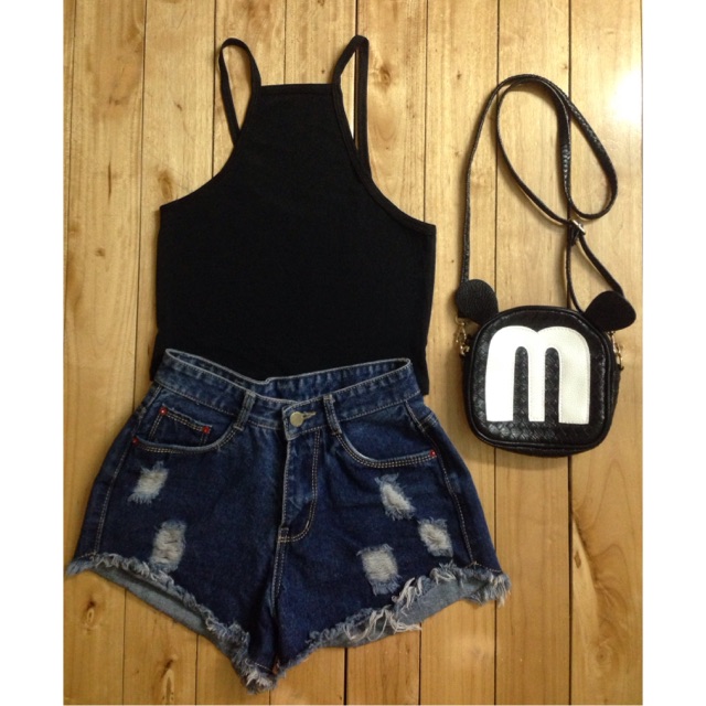 SET: Croptop + Sooc katun
