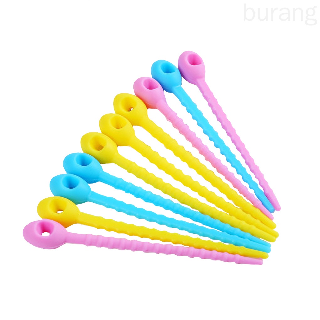 Bộ 5 Dây Silicone Buộc Túi Thực Phẩm