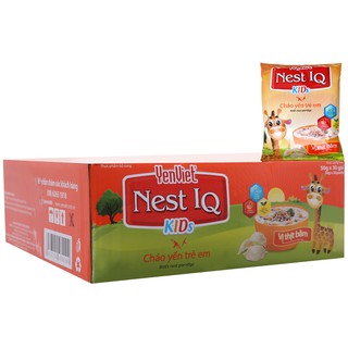 Cháo Yến Trẻ Em YenViet Nest IQ Vị thịt bằm - Thùng 30 gói