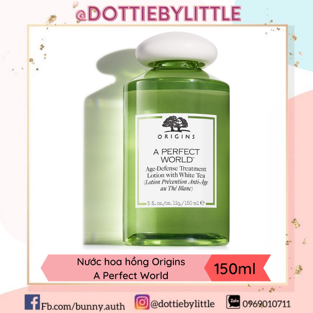 [BILL US] Nước hoa hồng Origins A Perfect World Lotion