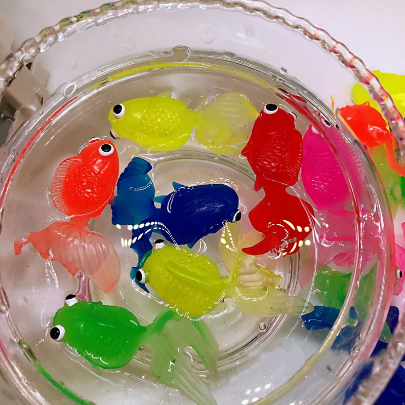 Đồ Chơi Mô Phỏng Cá Vàng Nổi Bằng Keo Mềm Giáo Dục Nhận Thức Sớm Mùa Hè Cho Trẻ Em
