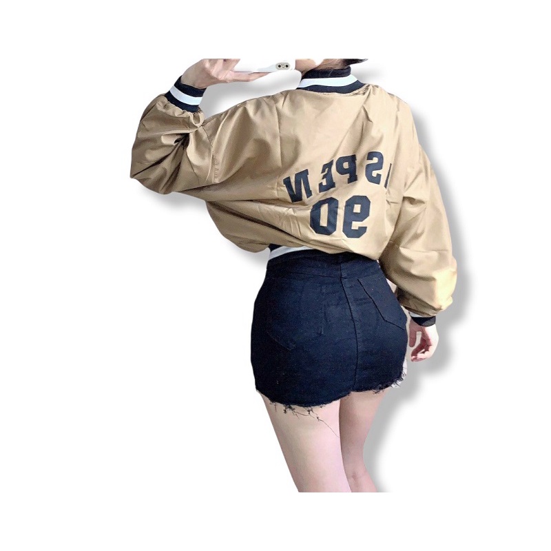 Áo Khoác Bomber Nữ 09 Chữ Lưng Siêu HOT - ĐĂNG QUANG CLOTHER