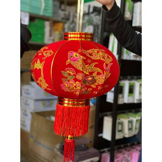 Đèn lồng bằng nhung treo ngày lễ tết vạn sự như ý đủ size 40cm60cm 80cm 100cm