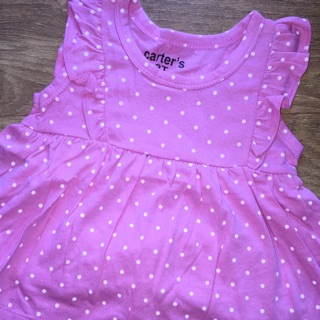 Bộ cotton 4 chiều bé gái Carter