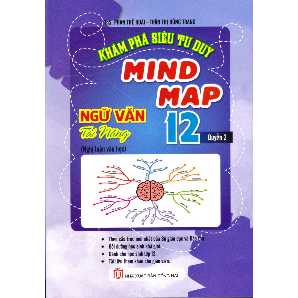 Sách - Khám Phá Siêu Tư Duy Mind Map Ngữ Văn Tài Năng 12 Quyển 2