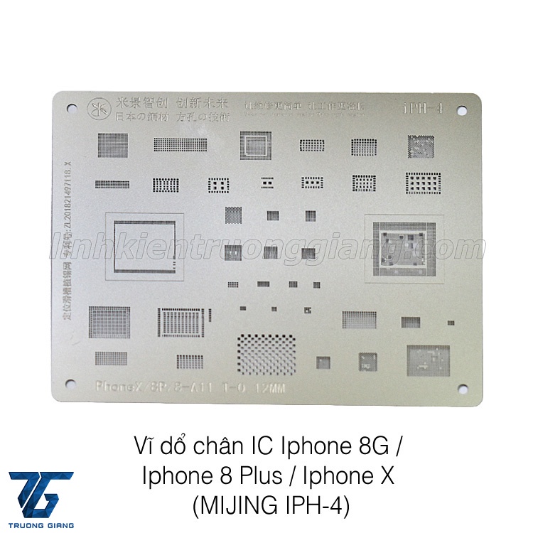 Vĩ dổ chân IC Iphone 8G / Iphone 8 Plus / Iphone X (MIJING IPH-4)