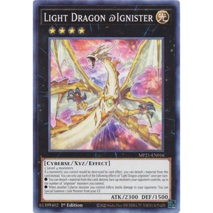 Thẻ bài Yugioh - TCG - Light Dragon @Ignister / MP21-EN016'