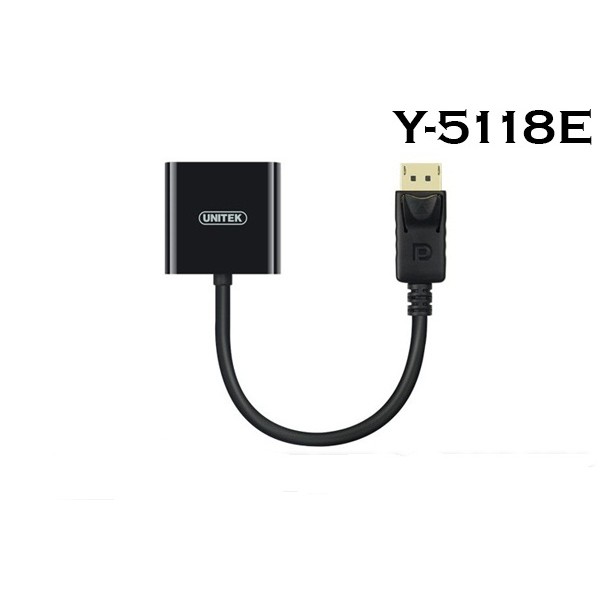 Cáp chuyển Unitek Y-5118E (DisplayPort to VGA)