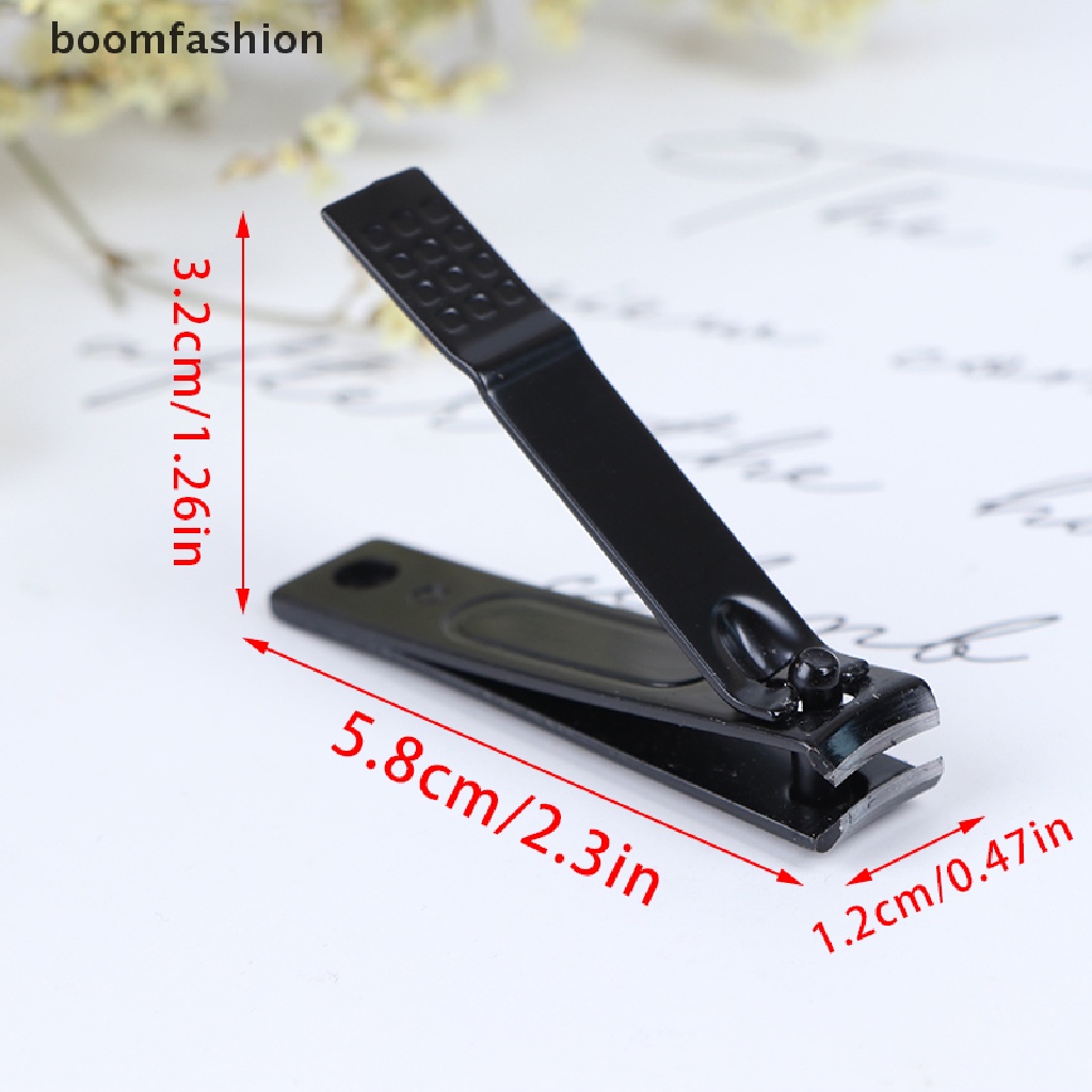 [boomfashion] Professional Black Stainless Steel TOE Nail Cutter Nails Trimmer Clipper Machine [new]