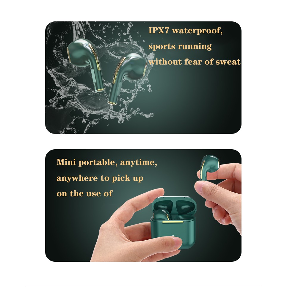 Tai Nghe Bluetooth 5.0 Không Dây Air-S4 TWS Chống Nước IPX7 Có Màn Hình LED Cho VIVO Huawei XIAOMI IPHONE OPPO Sumsung