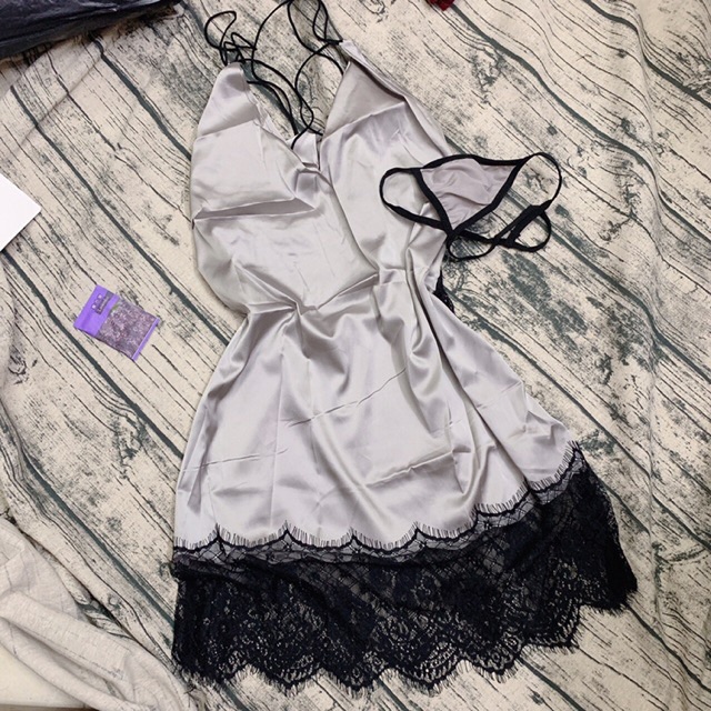 VÁY NGỦ PHI LỤA SEXY GỢI CẢM SX075