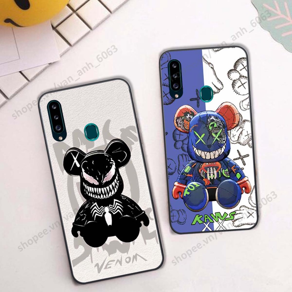 Ốp lưng Samsung A20s hình kaws, bear brick, venom thời trang siêu ngầu