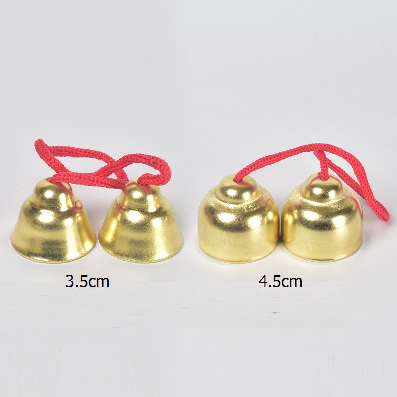 Cặp chuông đồng cảm ứng (Bells with ribbon) - Góc âm nhạc, dụng cụ thanh nhạc