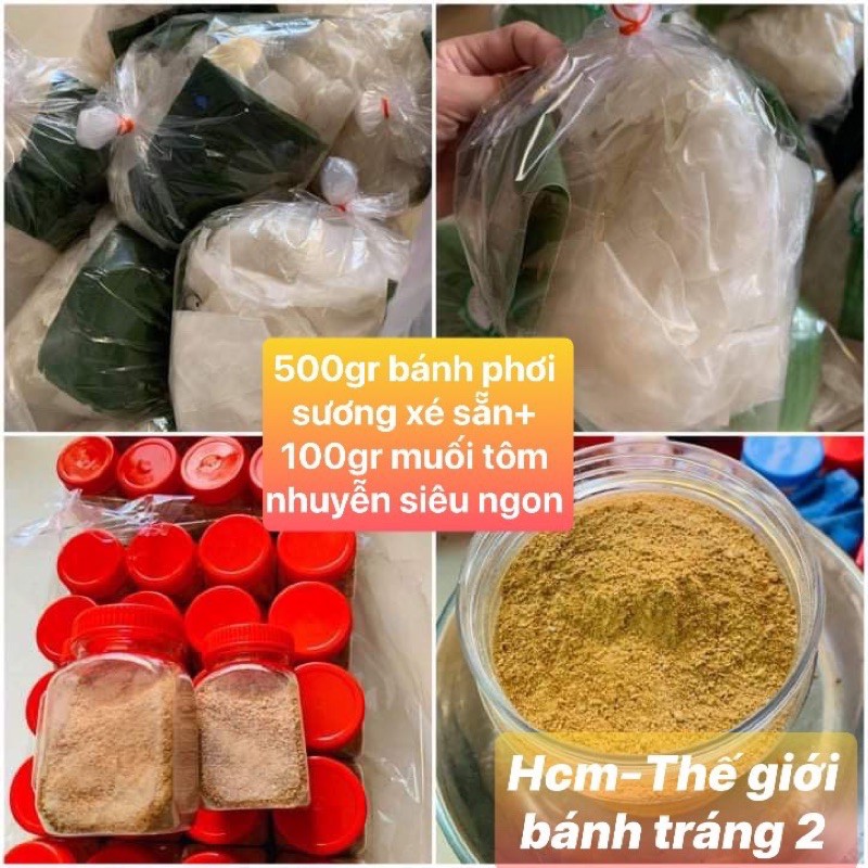 0.5 KG rìa phơi sương +1 hủ muối nhuyễn Tây Ninh 100gr loại ngon nhất