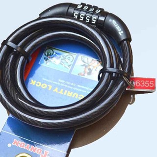 [voucher 20k] Khoá dây xe đạp mật mã 4 số Tonyon TY532
