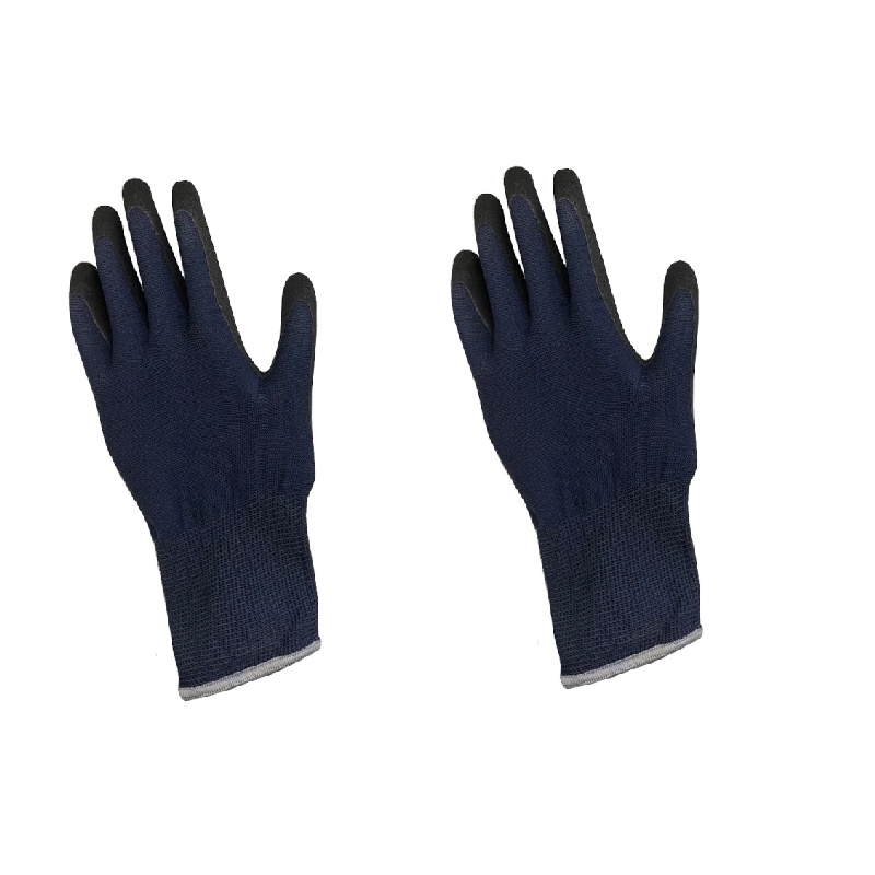 Daiso Giăng Tay Cao Su 10.5X2X21.5Cm (Cái) Foamed Latex Palm Coated Gloves S Size