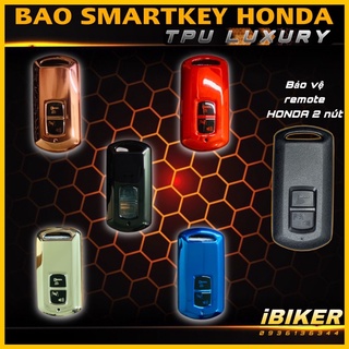  Bọc chìa khoá smartkey TPU LUXURY trang trí bảo vệ remote 2 nút xe Honda  đời xe trước 2021  