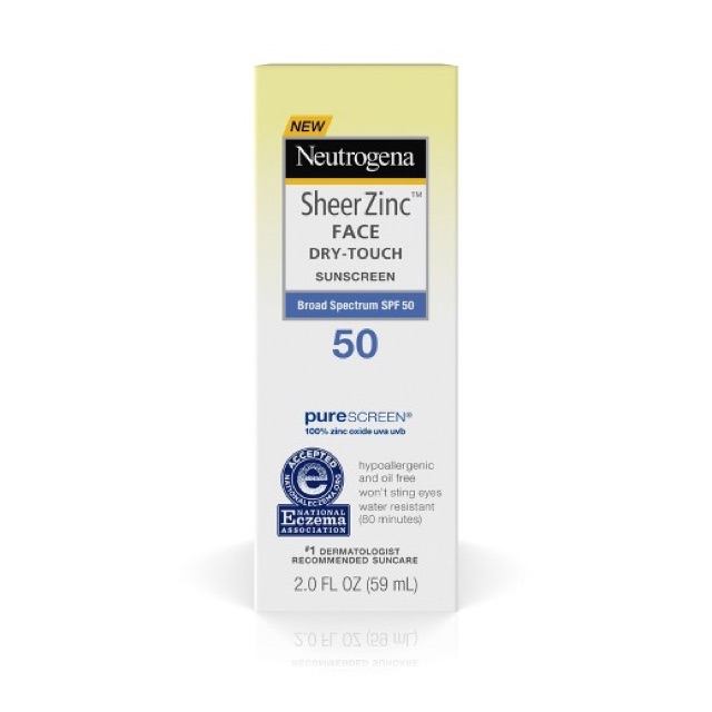 Kem chống nắng Neutrogena Sheer Zinc Face SPF 50