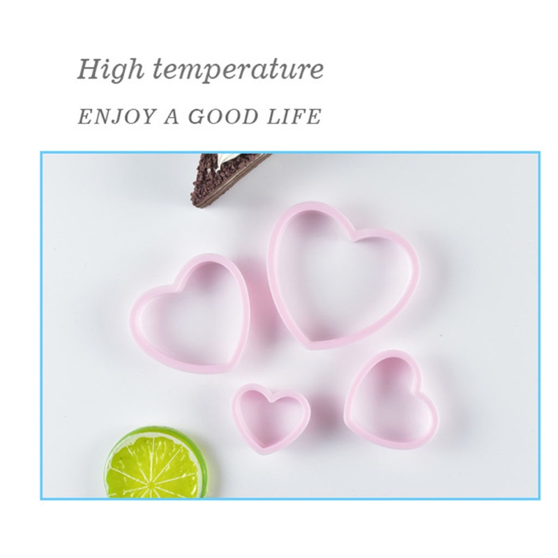 Set 4 Khuôn Cắt Bánh Quy Màu Sắc Xinh Xắn