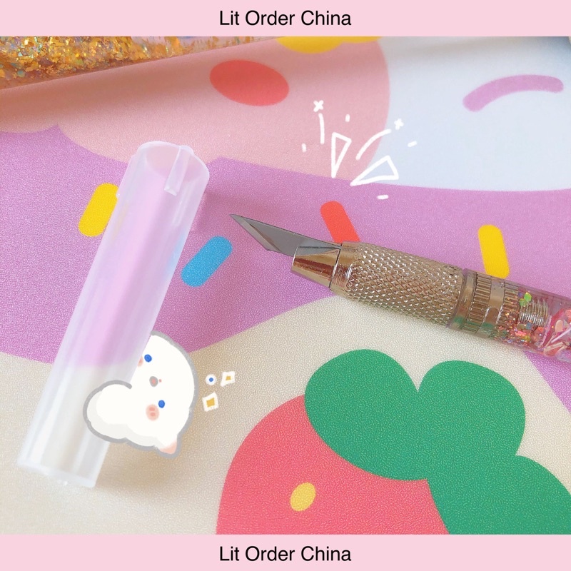 LIT Dao rọc giấy {TẶNG LƯỠI DAO} cắt washi tape hình chó Pompompurin dễ thương