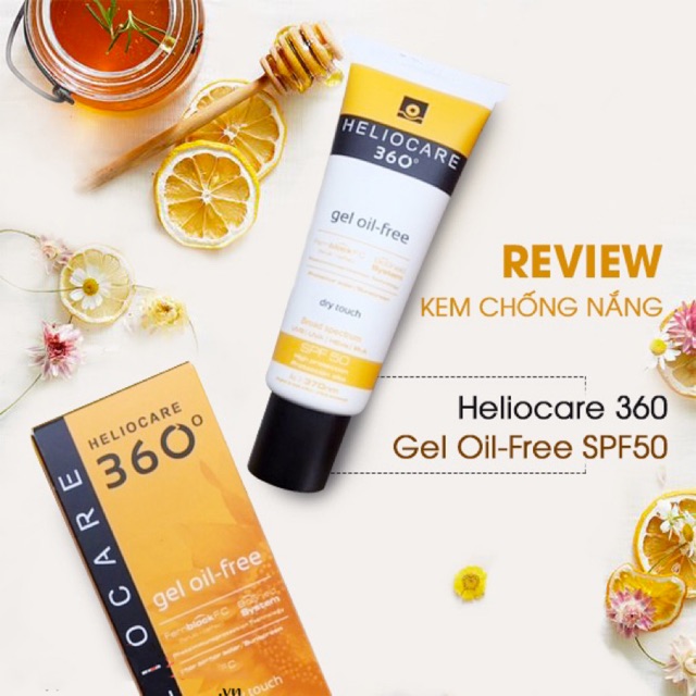 ✅Kem chống nắng Heliocare 360 Gel oil- free 50ml (mẫu mới)