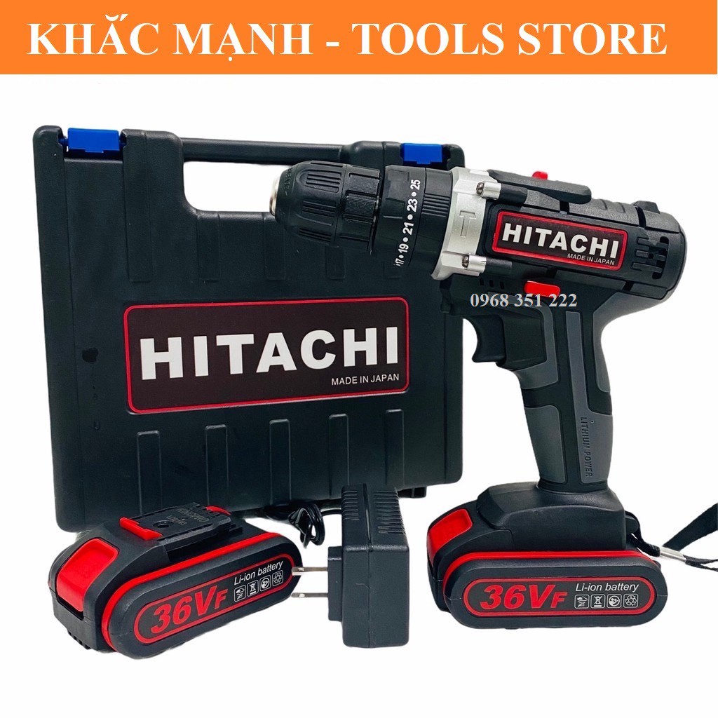 Máy Khoan Pin HITACHI 36v Có Búa