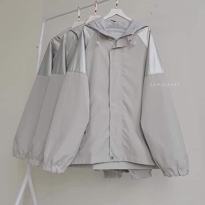 Áo khoác dù áo khoác thời trang nam/nữ chất dù 2 lớp Phản Quang form rộng unisex TP856