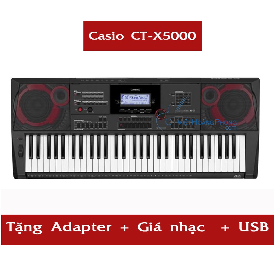 Đàn Organ Casio CT-X5000 kèm USB + AD + Giá nhạc