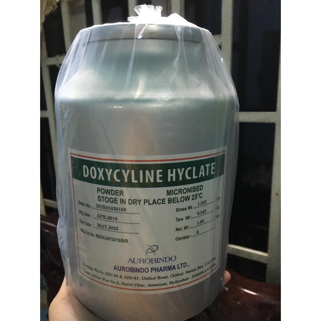 Kháng sinh Doxycycline chuyên tri về bệnh đường ruột trên tôm cá