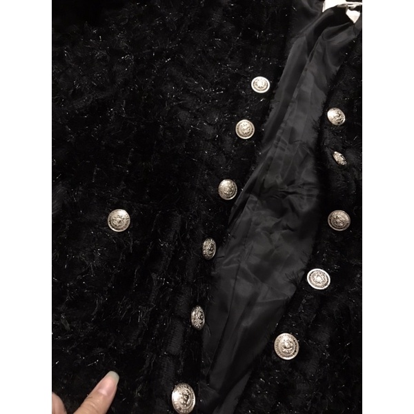 🆘 PASS áo khoác tweed lông