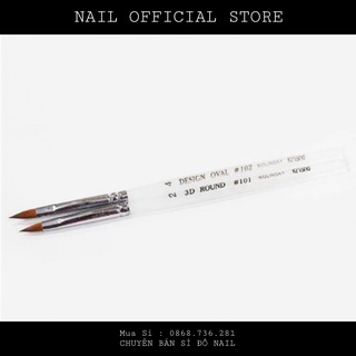 Cọ nặn hoa , bút đắp hoa bột , cán nhựa trong đủ size
