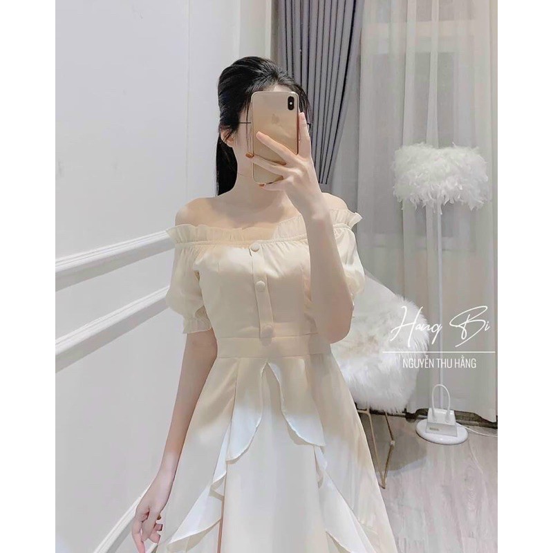 [ VT07 ] VÁY TK TRỄ VAI VIỀN BÈO