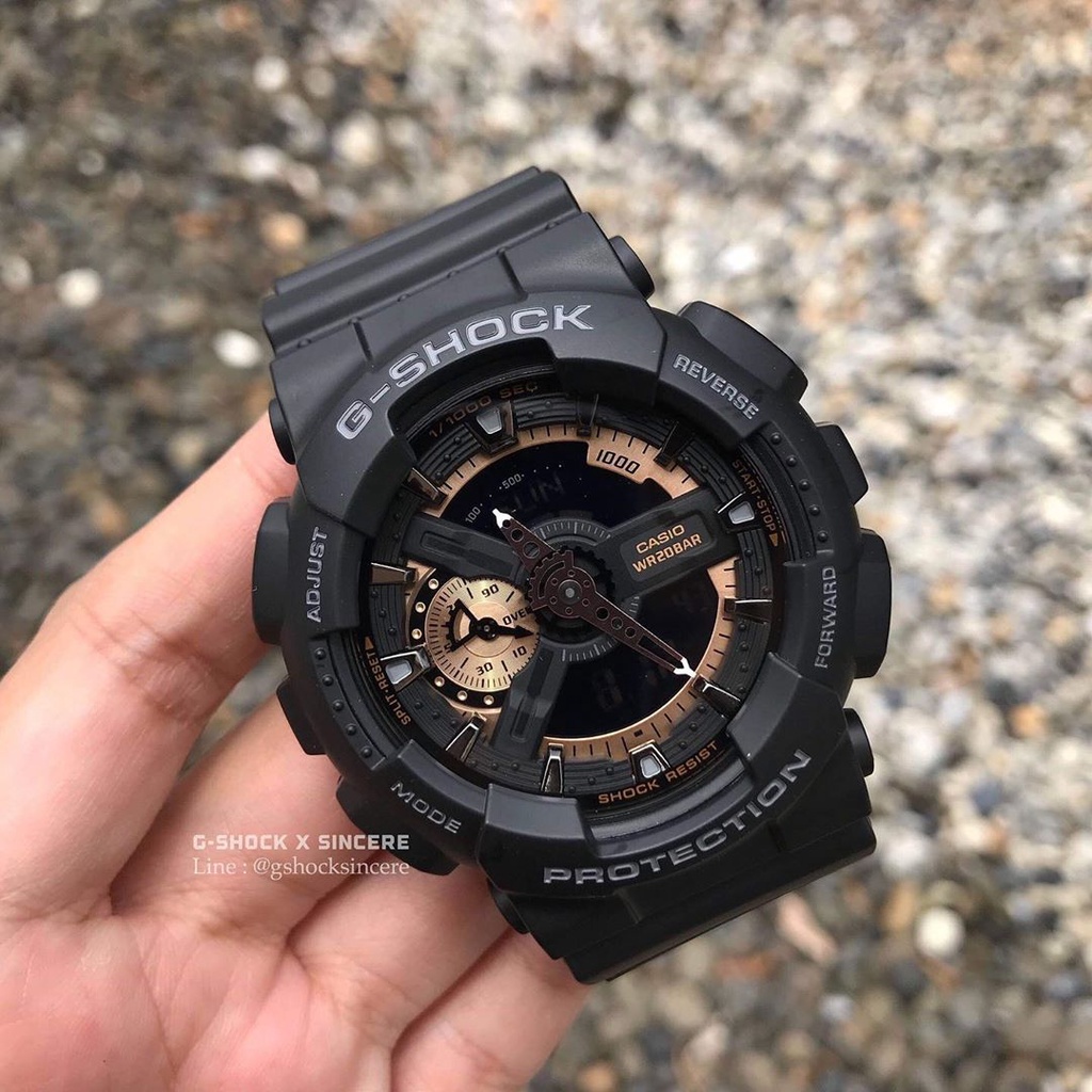 [HOT 2021]Đồng hồ thể thao nam G-SOC - GA110 55mm điện tử chống nước đa năng (Màu đen) - Gsock | BigBuy360 - bigbuy360.vn