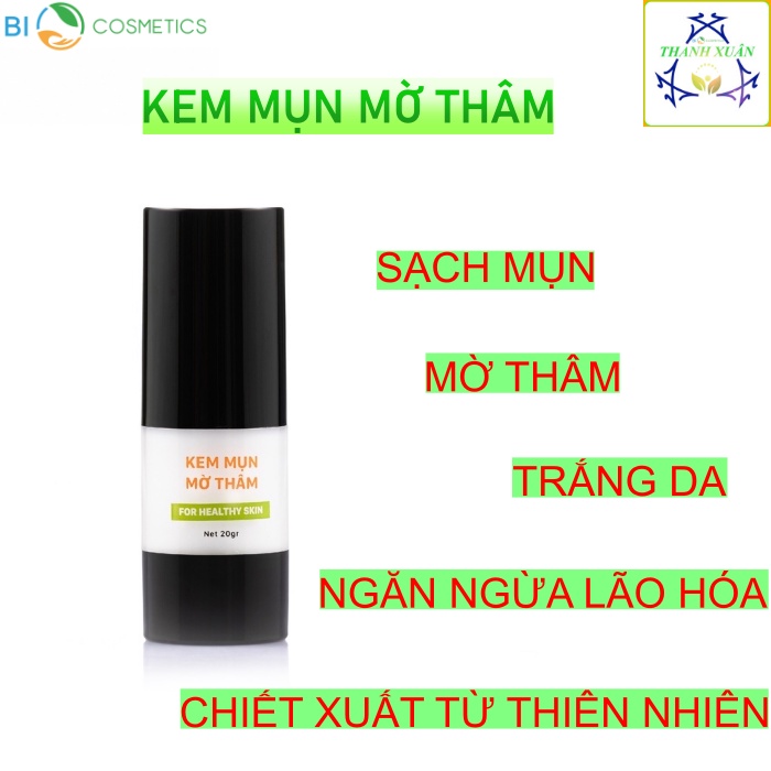 [BIOCOS] Kem Mụn Ngừa Thâm BioCos Trắng Da, Ngăn Ngừa Mụn Làm Mờ Thâm Nám 20gr